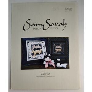 Sam Sarah Design Studio Cat Nap Cross Stitch Pattern